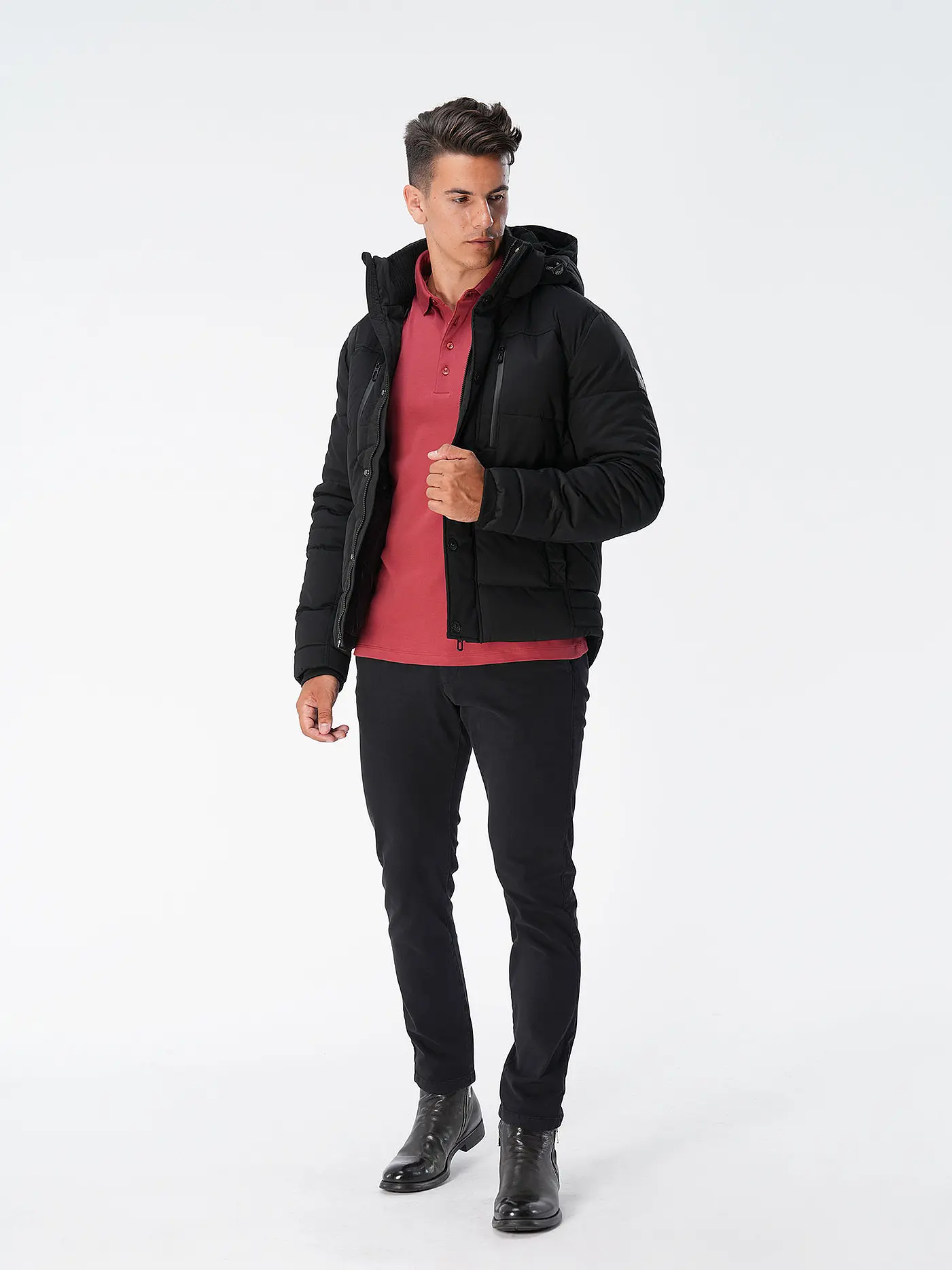 TOM TAILOR | Steppjacke | schwarz